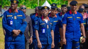 Operatives of the Nigeria Security and Civil Defence Corps (NSCDC)