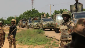 Nigeria Army Military Convoy