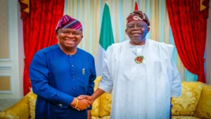 Bola Tinubu and Solomon Adeola