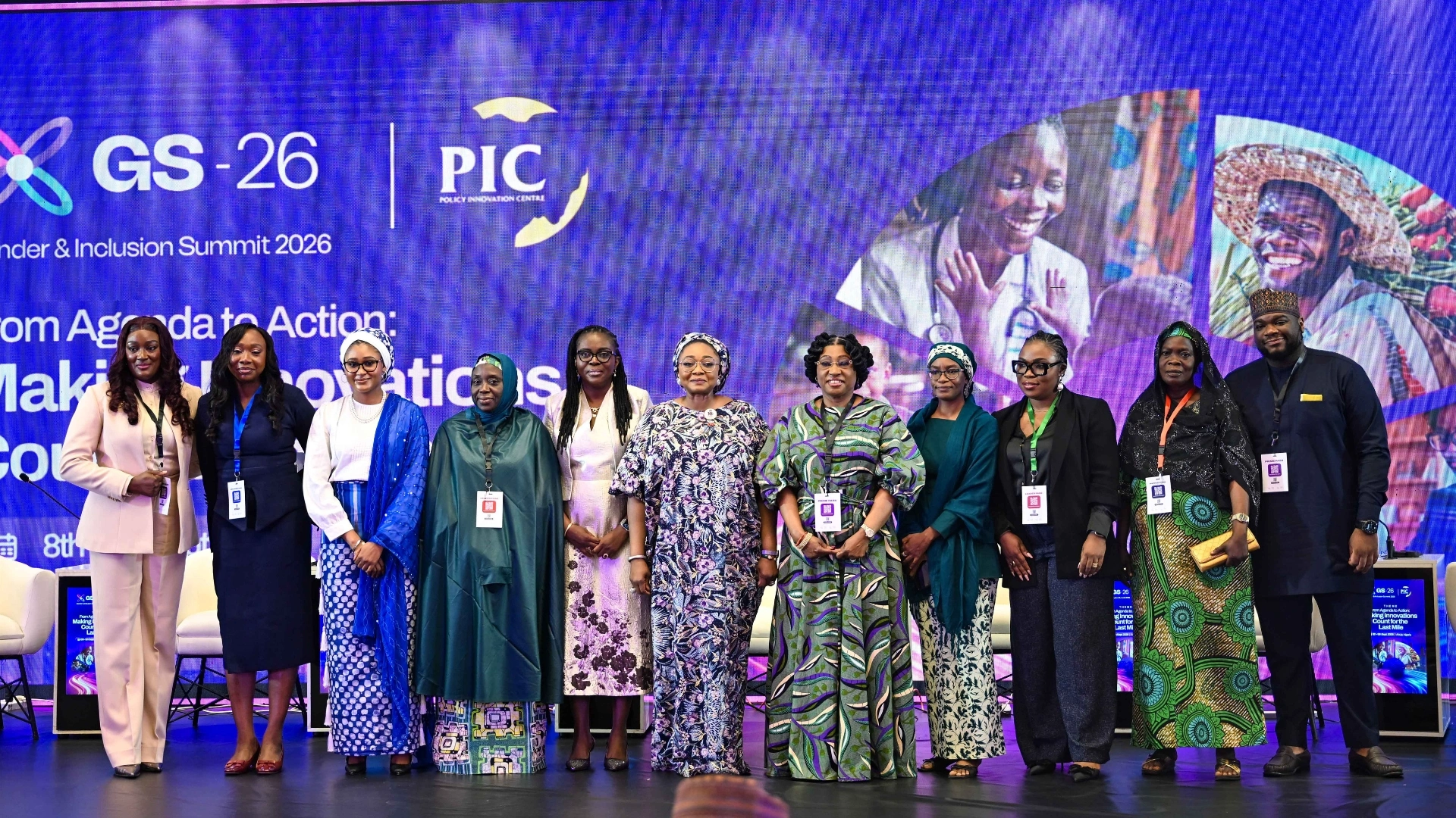 Dignitaries at the Gender & Inclusion Summit (GS26), organised by the Policy Innovation Centre in Abuja