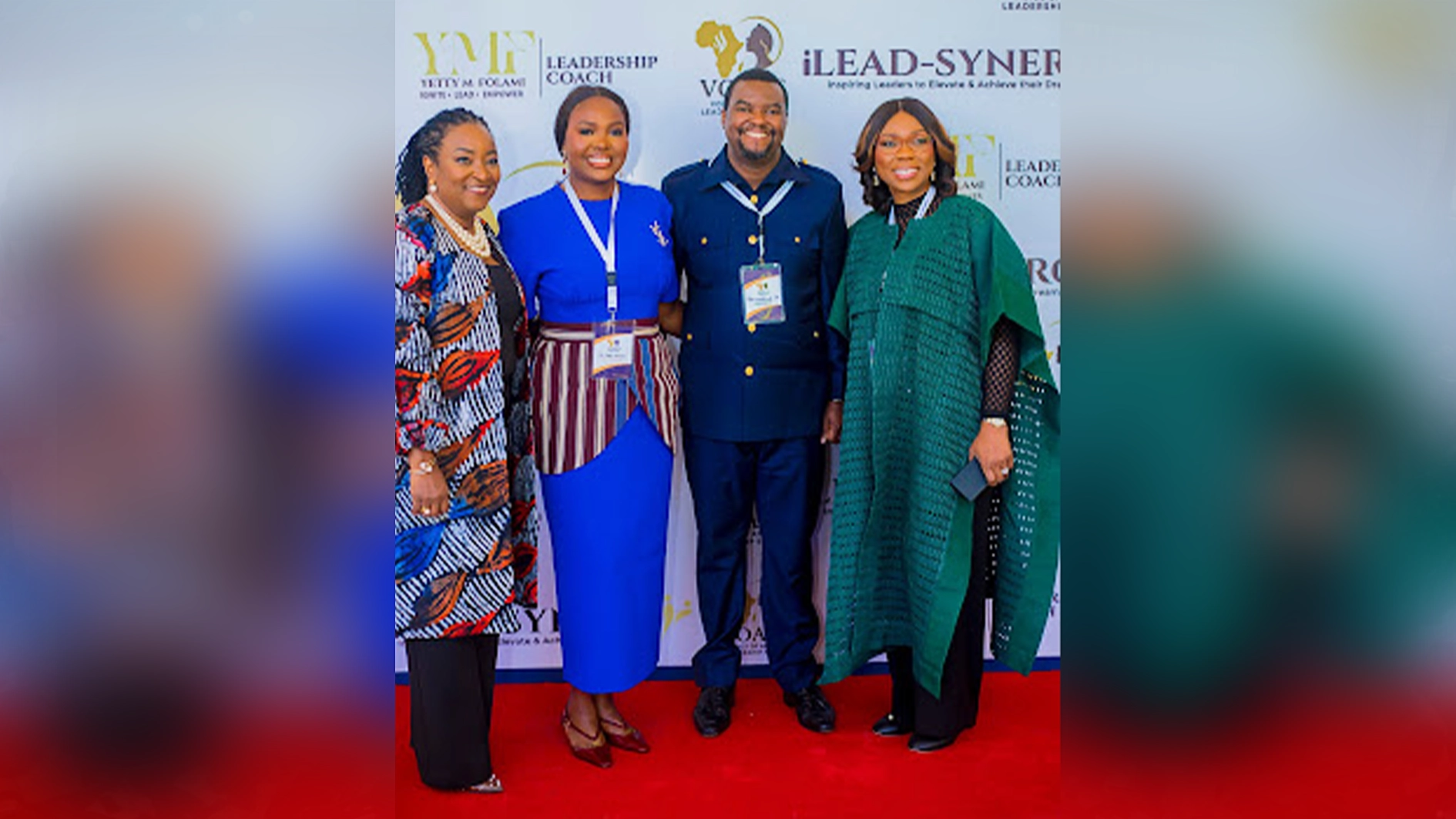 Dr. Yetunde Folami and her husband, Dr. Charles Folami flanked by Coach Bola Matel-Oko and Olugbesoye Olujimi, Olufemi Odeyemi in Nairobi, Kenya recently.